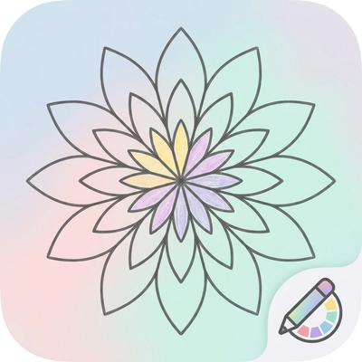 Mandala Color game icon